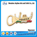 Best souvenir gift custom venezia boat shape metal bottle opener